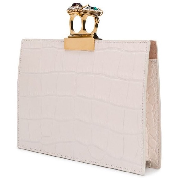 Alexander McQueen Two Finger Ring Clutch - Picture 1 of 8